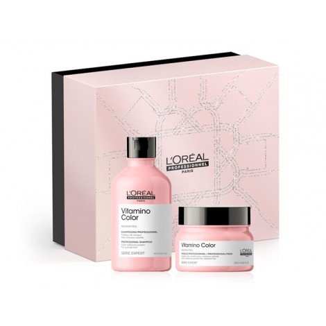 Pack Vitamino Color Loreal Expert- Shampoo 300 ml. Máscara 250 ml.